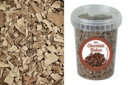Milk Chocolate Flakes - 80G - Cake Toppings