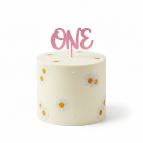 Edible Wafer Cake Cupcake Topper | Daisy Daisies Flower - Set of 24