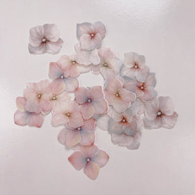 Edible Wafer Cake Cupcake Topper | Wafer Hydrangeas Soft Pastels - 30 Pack
