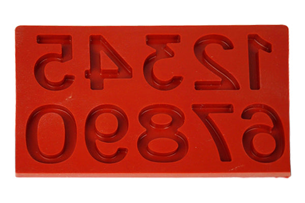 Number Silicone Mould