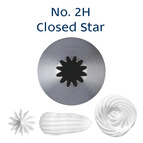 Loyal Medium Piping Tip Closed Star 2H