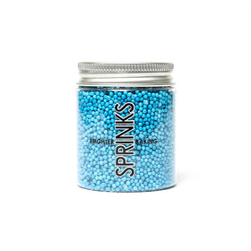 Nonpareils BLUE 2mm sugar balls (85g) - by Sprinks
