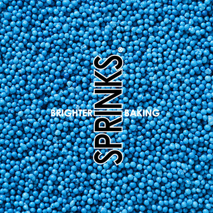 Nonpareils BLUE 2mm sugar balls (85g) - by Sprinks