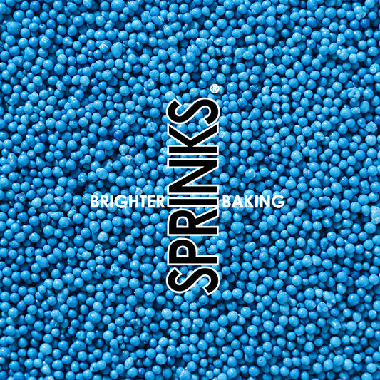 Nonpareils BLUE 2mm sugar balls (85g) - by Sprinks