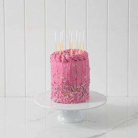 OMBRE Cake Candles GOLD (Pack of 12)