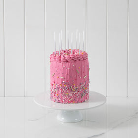 OMBRE Cake Candles SILVER (Pack of 12)
