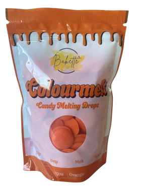 Bakette Orange Colourmelts - Candy Melting Drops (250g)