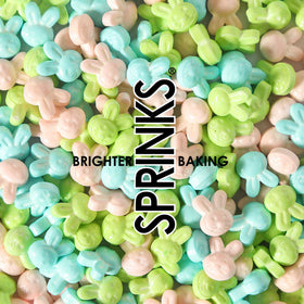 Pastel Easter Bunnies Sprinkles (75g) - by Sprinks