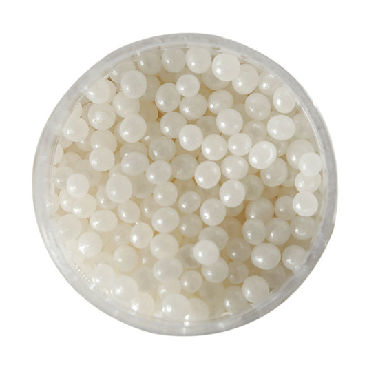 Pearls WHITE 4mm (65g) - by Sprinks