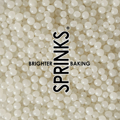 Pearls WHITE 4mm (65g) - by Sprinks