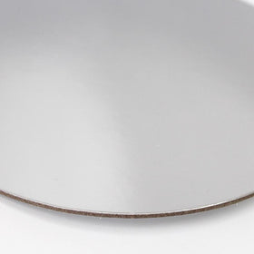 Cardboard Cake Board Perforated Round Silver 9" (10pc)