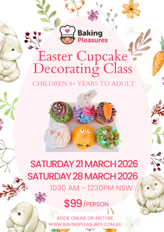Easter Cupcake Decorating Class - Saturday 28 March 2026
