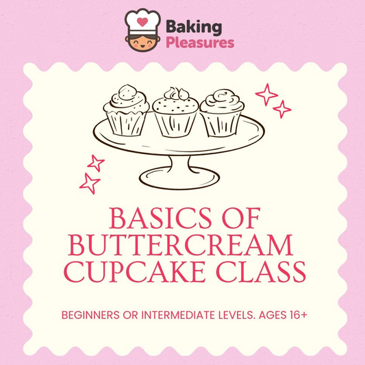 Basics of Buttercream Cupcake Decorating Class - Saturday 14 March 2026