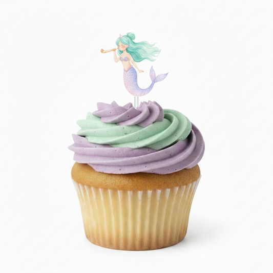Edible Image Sheet A4 Wafer Card - Mermaid Whimsical