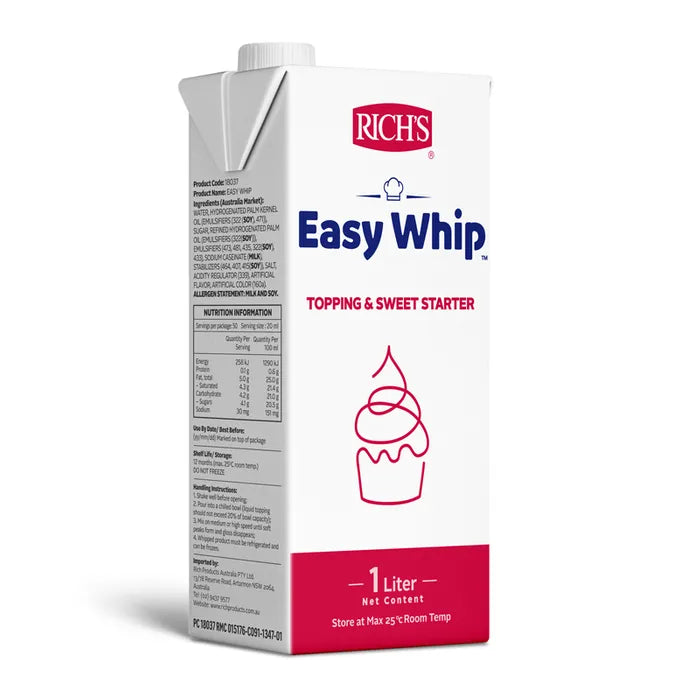 Rich's Easy Whip Vanilla 1L