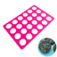 Cake Craft - Round Silicone Transfer Mat - 3.6cm 24 circles