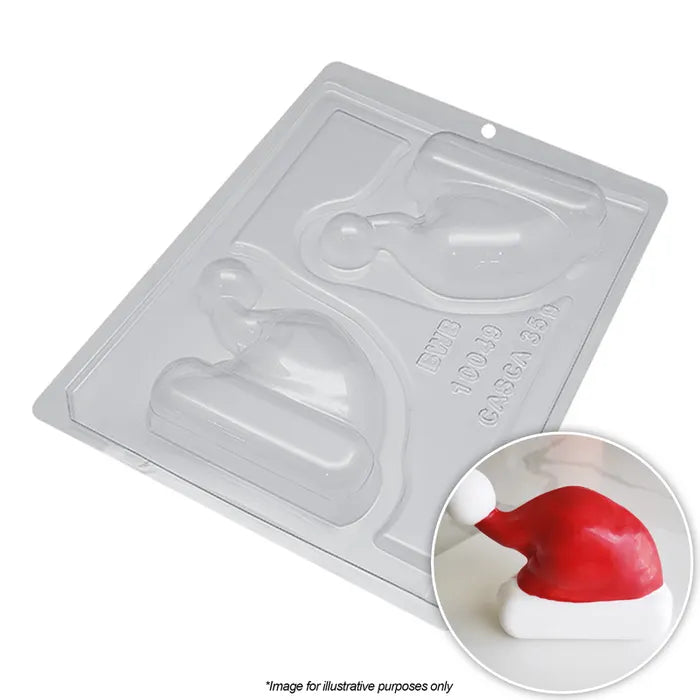 Christmas | Santa Hat Chocolate Mould | 3 piece