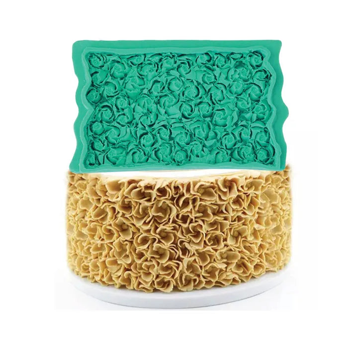 Scrunched Flower Silicone Mould