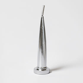 SILVER Bullet Candles (Pack of 12)