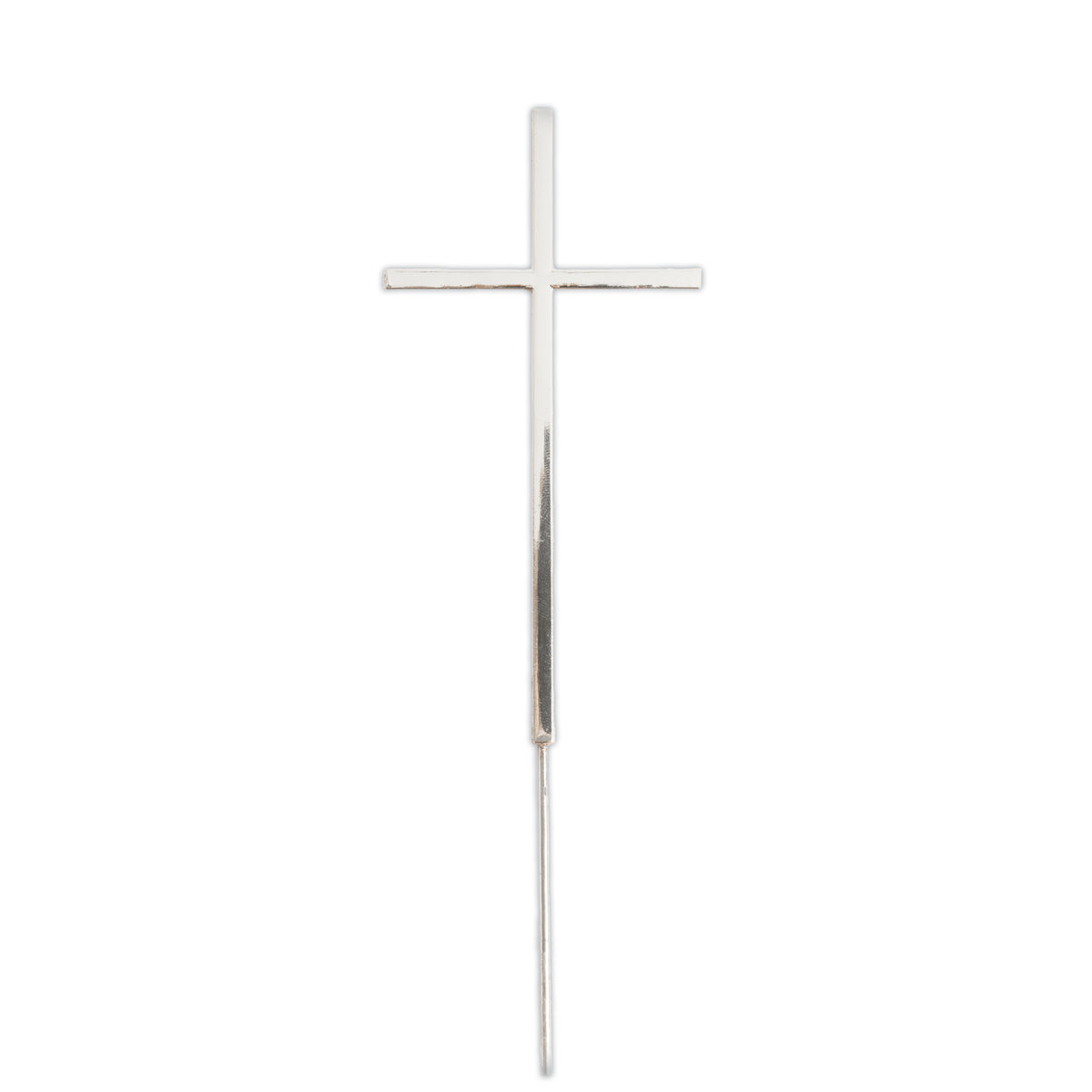 SILVER Metal Cake Topper - FINE CROSS