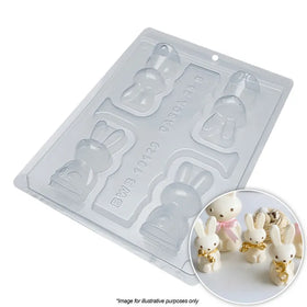 Easter | Small Easter Bunnies Chocolate Mould | 3 piece