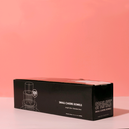 Cakers Dowels - SMALL Opaque (Pack of 50) - by Sprinks