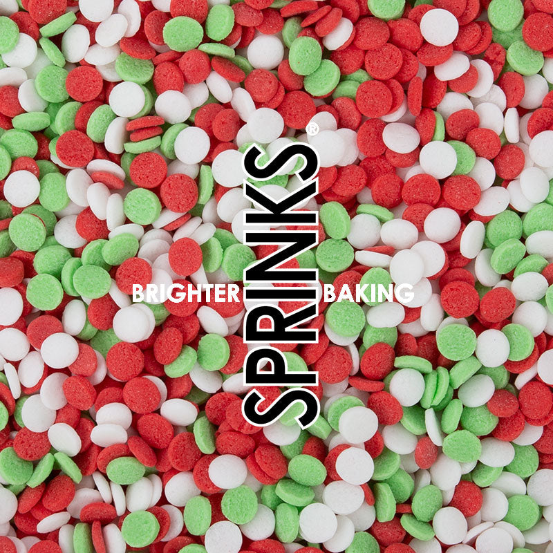 BULK Sprinks Holly Jolly Christmas Sprinkles 500g