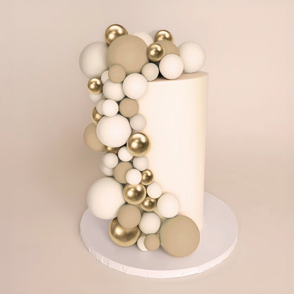 SPRINKS 32 Cake Ball Toppers - CHAMPAGNE GOLD