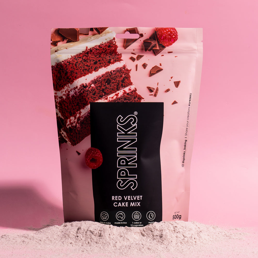 SPRINKS Baking Essentials - Red Velvet Cake Mix (500g)