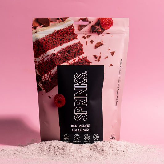 SPRINKS Baking Essentials - Red Velvet Cake Mix (500g)