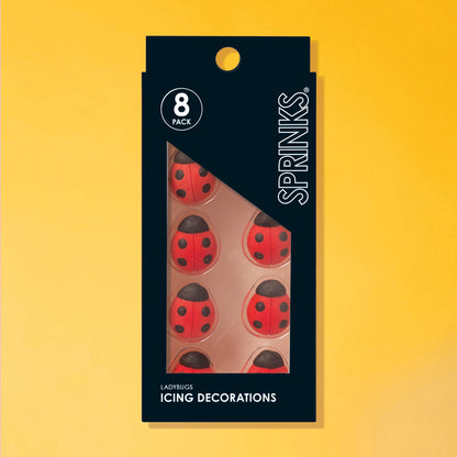 Sprinks Ladybugs Ladybird Icing Decorations | Edible Toppers | 10 pieces