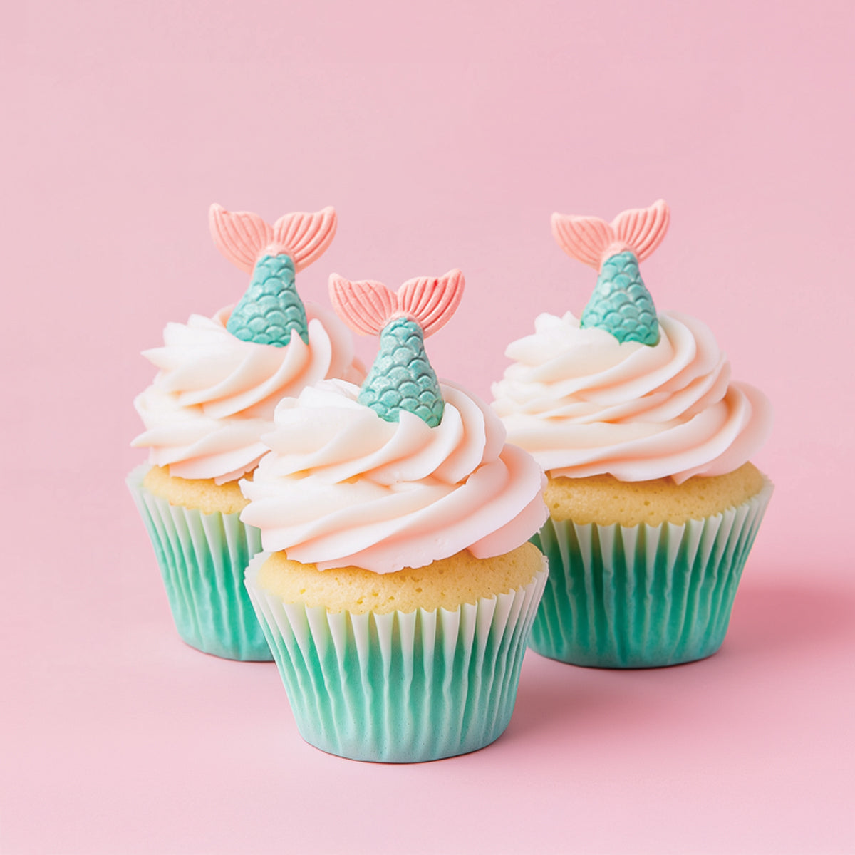 Sprinks Mermaid Tails Icing Decorations | Edible Toppers | 8 pieces