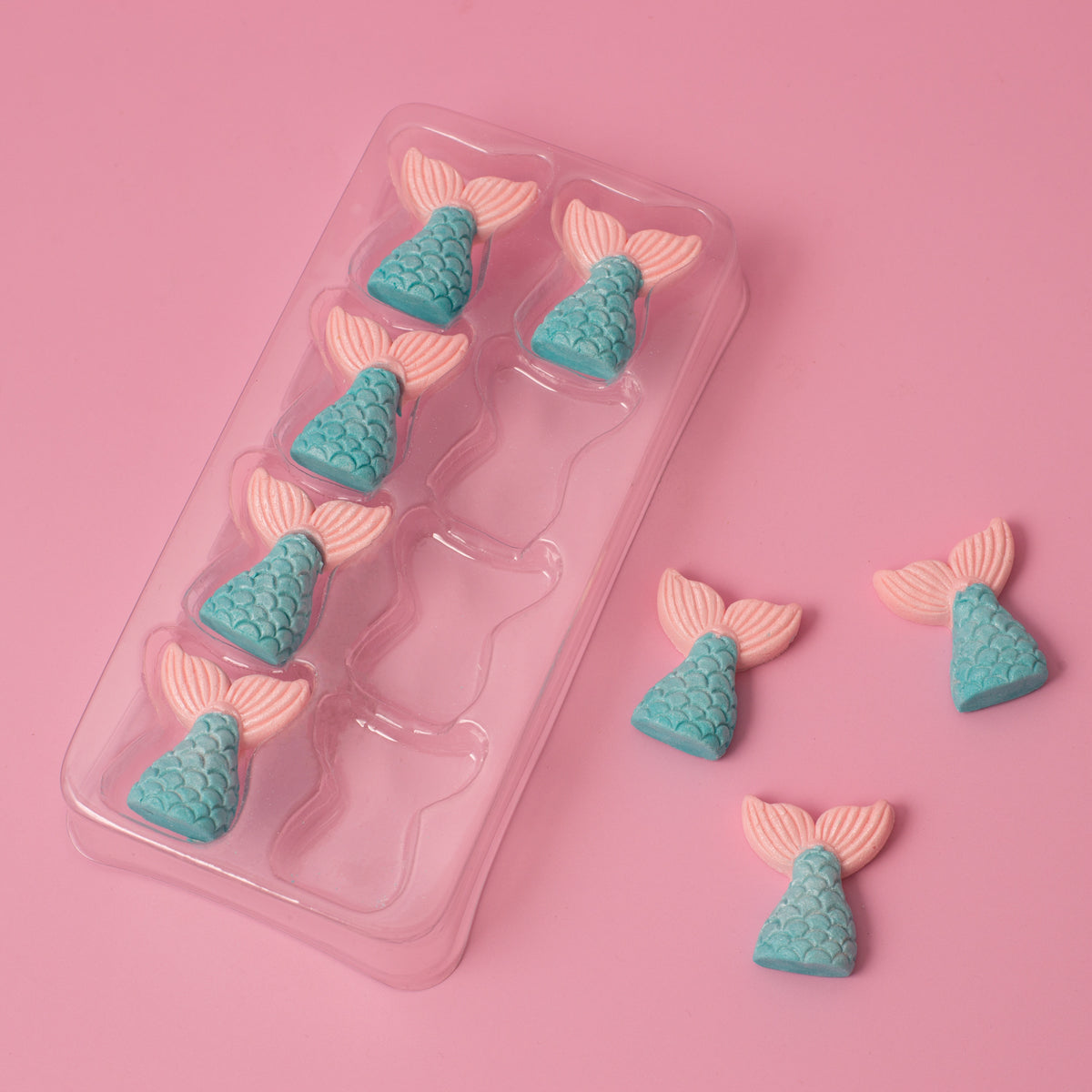 Sprinks Mermaid Tails Icing Decorations | Edible Toppers | 8 pieces
