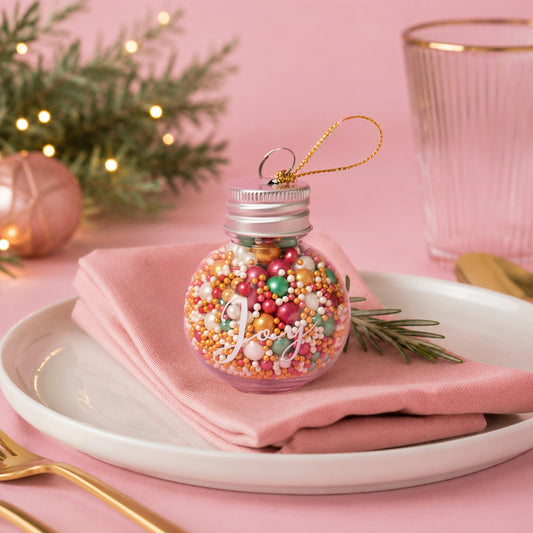 SPRINKS Merry Minis Christmas Bauble Sprinkles - Merry & Bright 50g