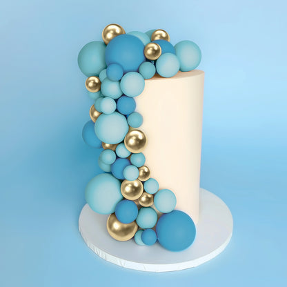 SPRINKS 32 Cake Ball Toppers - BOLD IN BLUE