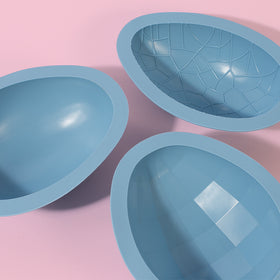 Large Plain Easter Egg Silicone Chocolate Mould