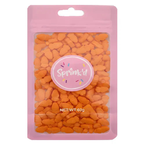 Sprinkd Carrots 14mm Easter Sprinkles 60g