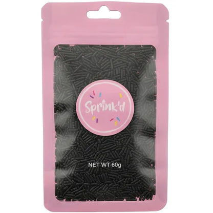 Sprink'd | Jimmies | Black | 60G