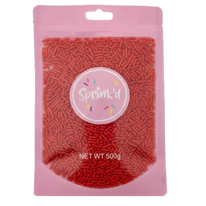 Sprink'd | Jimmies | Red | 500G