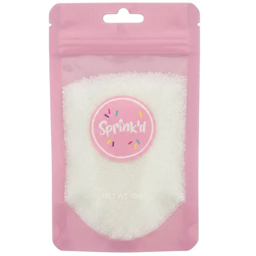 SPRINK'D | SANDING SUGAR | WHITE | 500G
