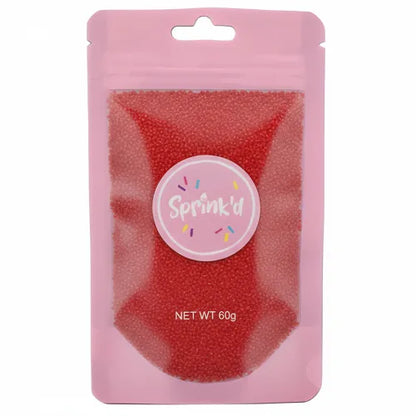 SPRINK'D | SANDING SUGAR | RED | 60G