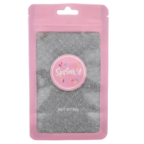 SPRINK'D | SANDING SUGAR | SILVER | 60G