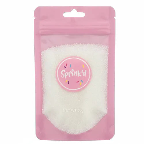 SPRINK'D | SANDING SUGAR | WHITE | 60G
