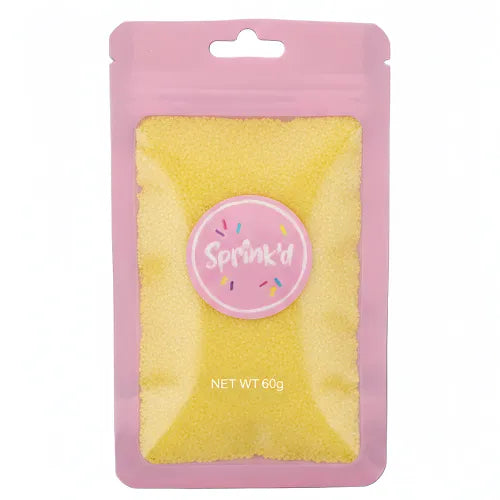 SPRINK'D | SANDING SUGAR | YELLOW | 60G