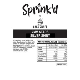 SPRINK'D | STARS | SILVER | 7MM | 500G