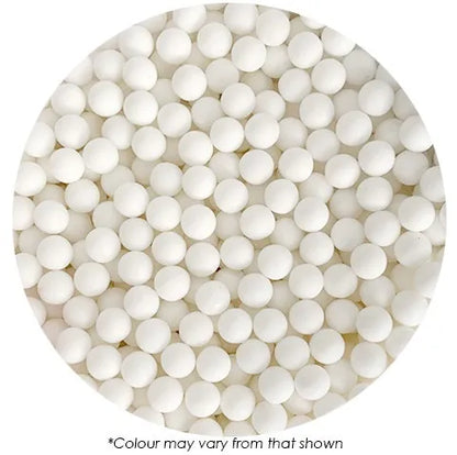 Sprink'd | 8mm Sugar Balls | Matte White | 500G