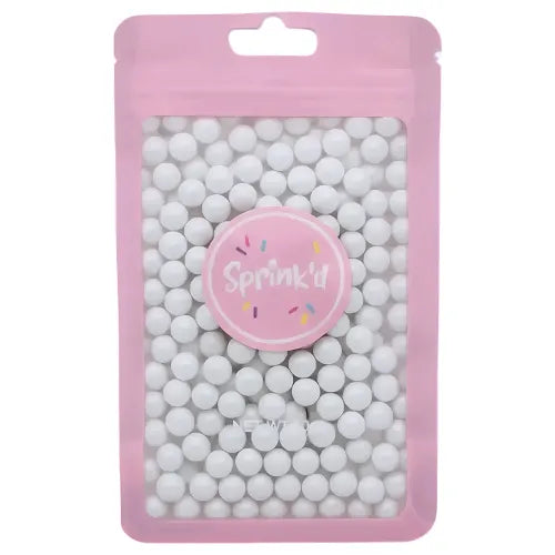 SPRINK'D | SUGAR BALLS | WHITE | 8MM | 60G