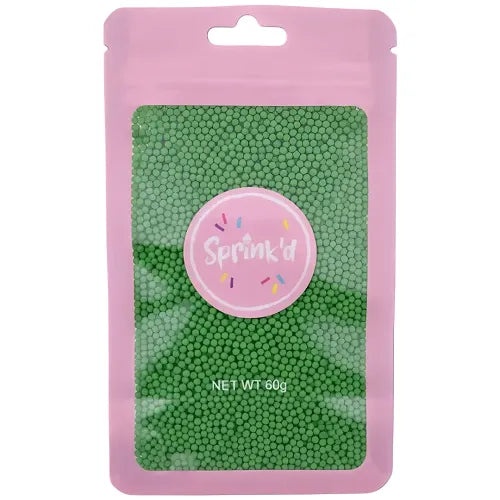 SPRINK'D | SUGAR BALLS | GREEN | 2MM | 60G