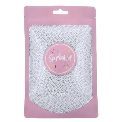 SPRINK'D | SUGAR BALLS | WHITE | 2MM | 500G