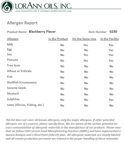 LorAnn Oils Blackberry Flavouring 1 Dram